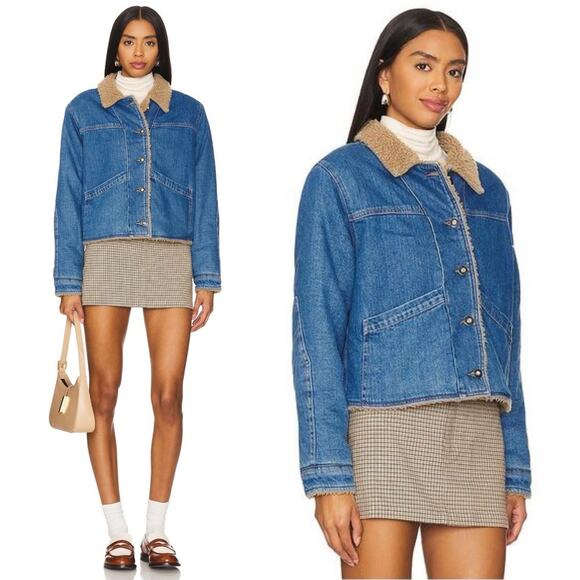 Favorite Daughter The Bridget Crop Jacket in Concord L - Picture 4 of 9